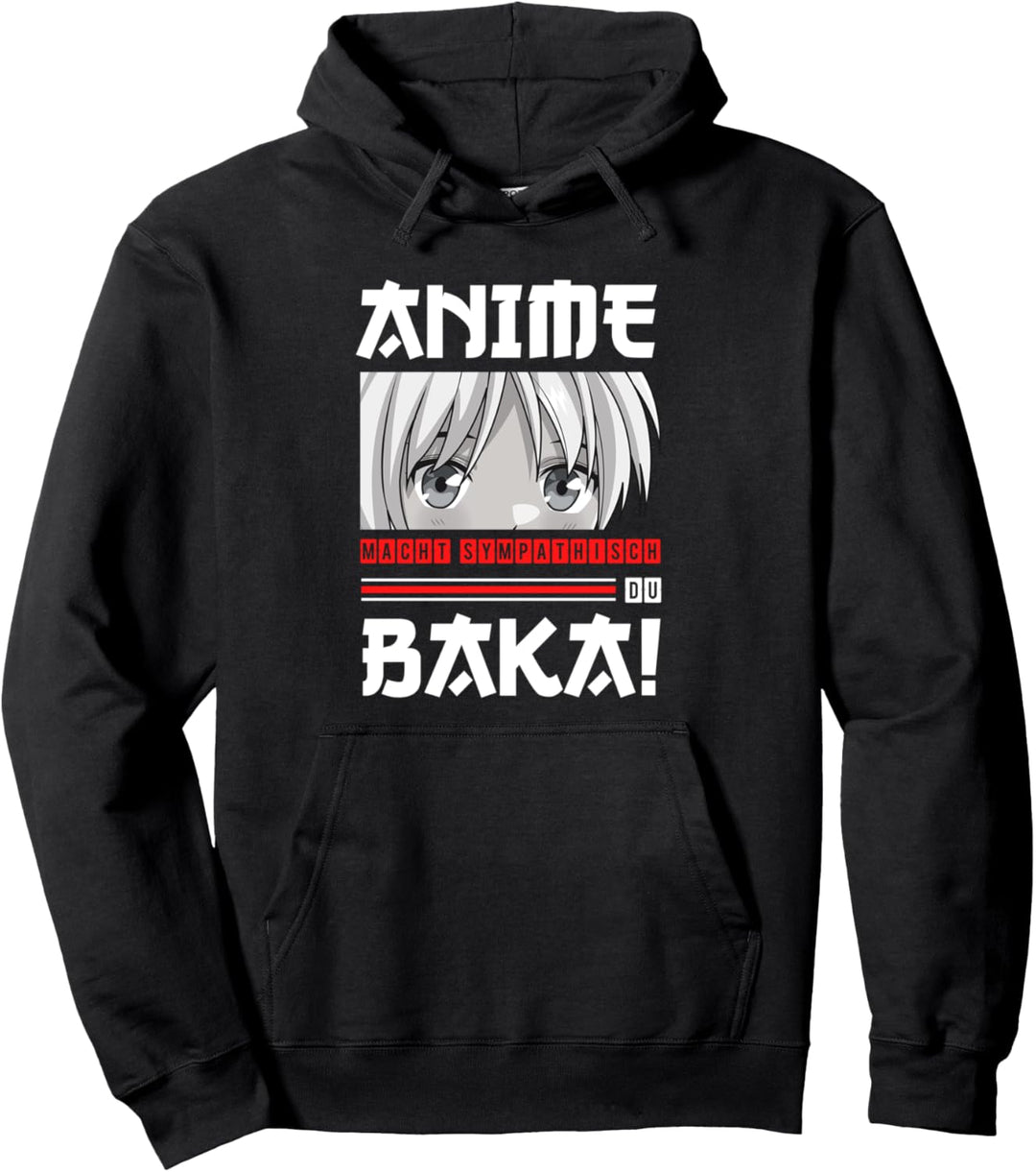 Lustiges Japan Anime Macht Sympathisch du Baka Pullover Hoodie