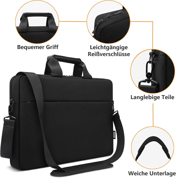 TECOOL 17,3 Zoll Laptoptasche Schultertasche für 17-17,3 Zoll Lenovo Acer ASUS Dell HP Samsung Lapto
