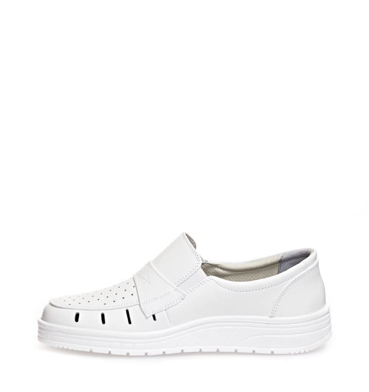 ABEBA 32300 AIR CUSHION ESD Loafer, O1, SRA, Weiss, Grösse 39 39 EU, 39 EU