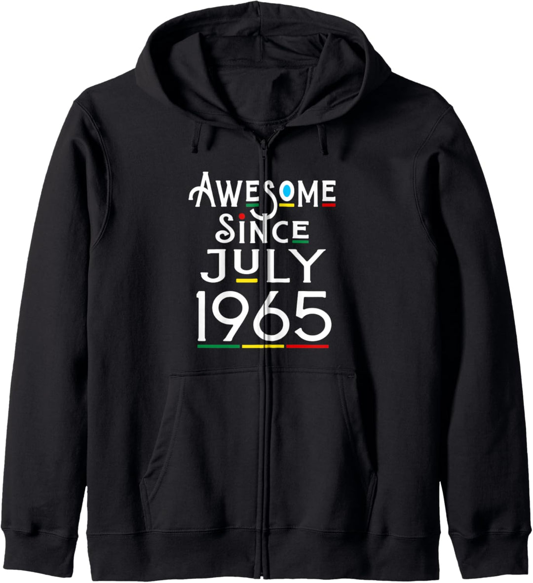 Fantastisch seit Juli 1965 57 Jahre alt Lustiger 57 Kapuzenjacke