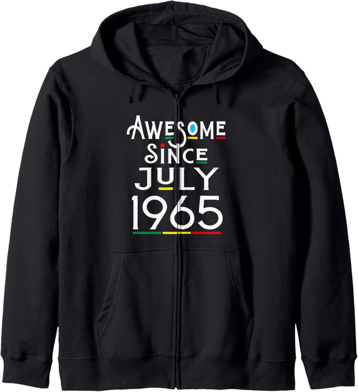 Fantastisch seit Juli 1965 57 Jahre alt Lustiger 57 Kapuzenjacke