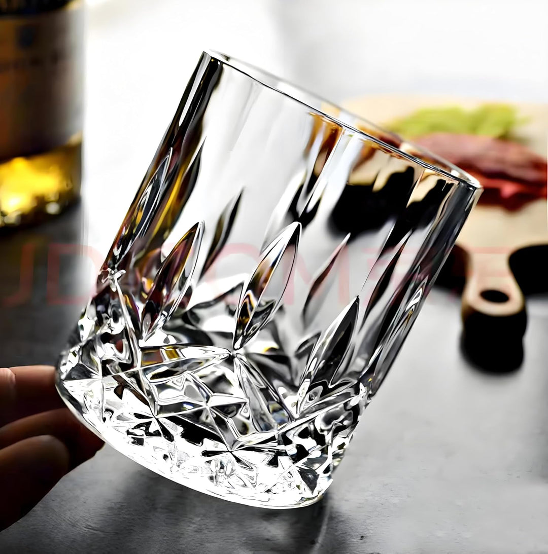 VEILEDGEM [Look like Glass 266 ml Set of 6 Tritan Plastic Drinking Glasses Dishwasher Safe BPA Free