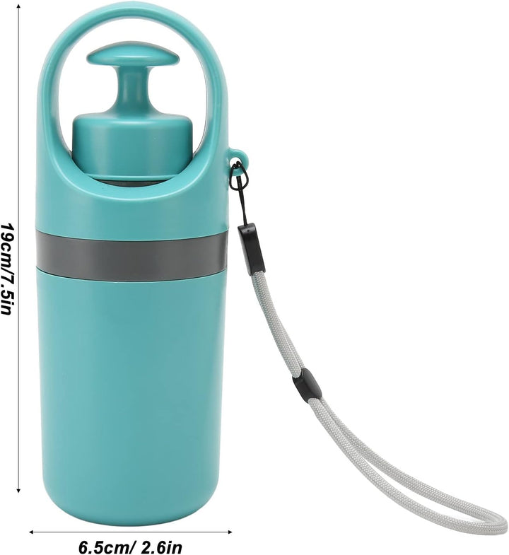 Jiawu Kotschaufel, Tragbarer Kotschaufel für Hunde mit Integriertem Kotbeutelspender, 6-Klauen-Hunde