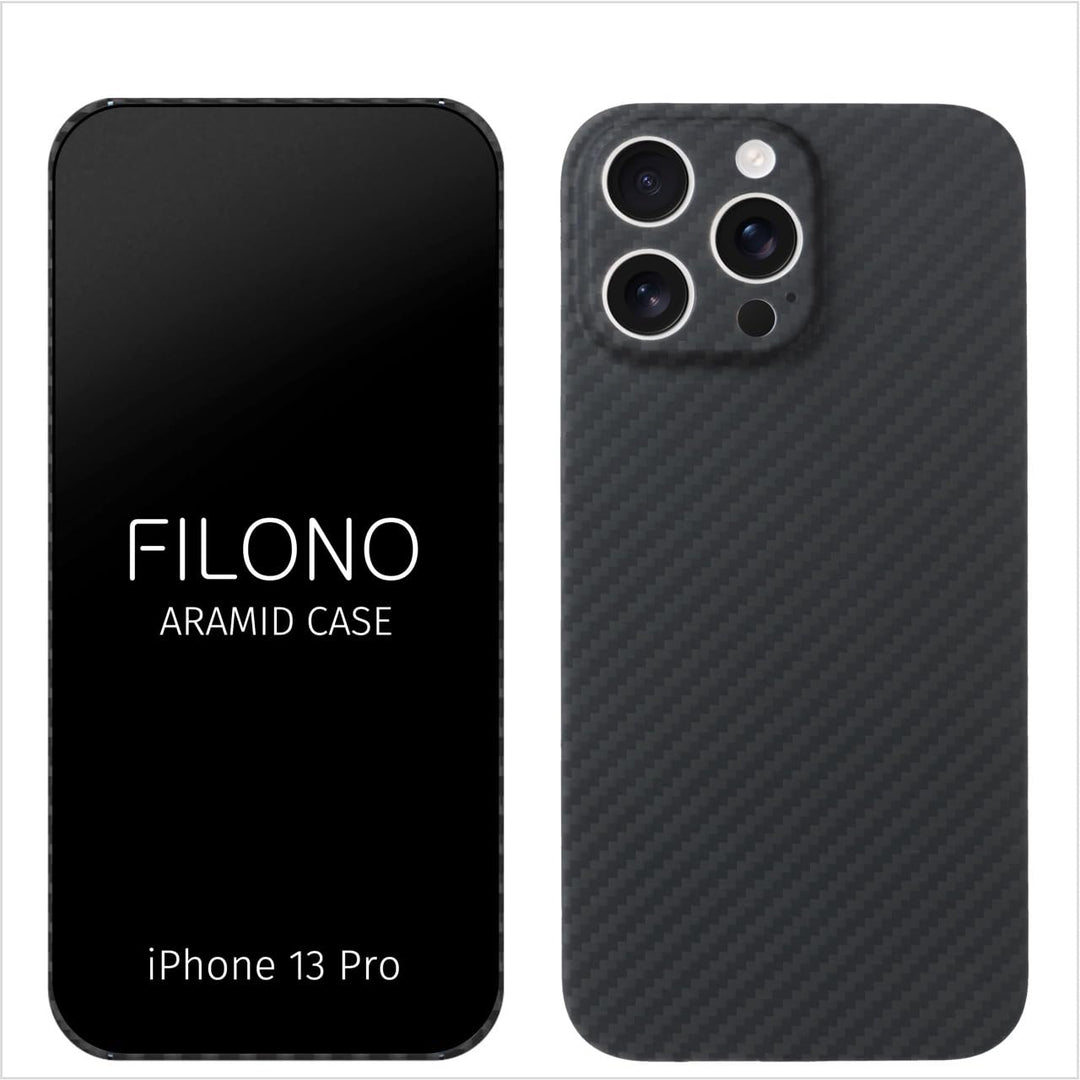 FILONO iPhone 13 Pro Aramid Hülle ultradünn iPhone 13 Pro ARAMID Case, iPhone 13 Pro ARAMID Case