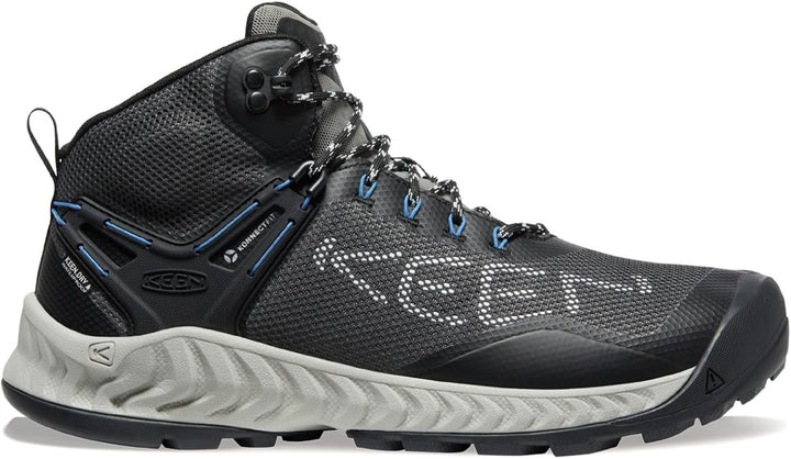 KEEN Herren Nxis Evo Mid Waterproof Wanderstiefel 47 EU Magnet Bright Cobalt, 47 EU Magnet Bright Co