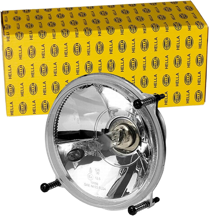 HELLA - Halogen/FF-Hauptscheinwerfer - M133 - 12V - rund - Referenzzahl: 12.5 - Einbau - glasklare S