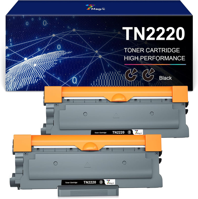 7Magic TN2220 Toner Kompatibel für Brother TN2220 TN2010 TN2210 Toner für Brother MFC-7360N DCP-7055