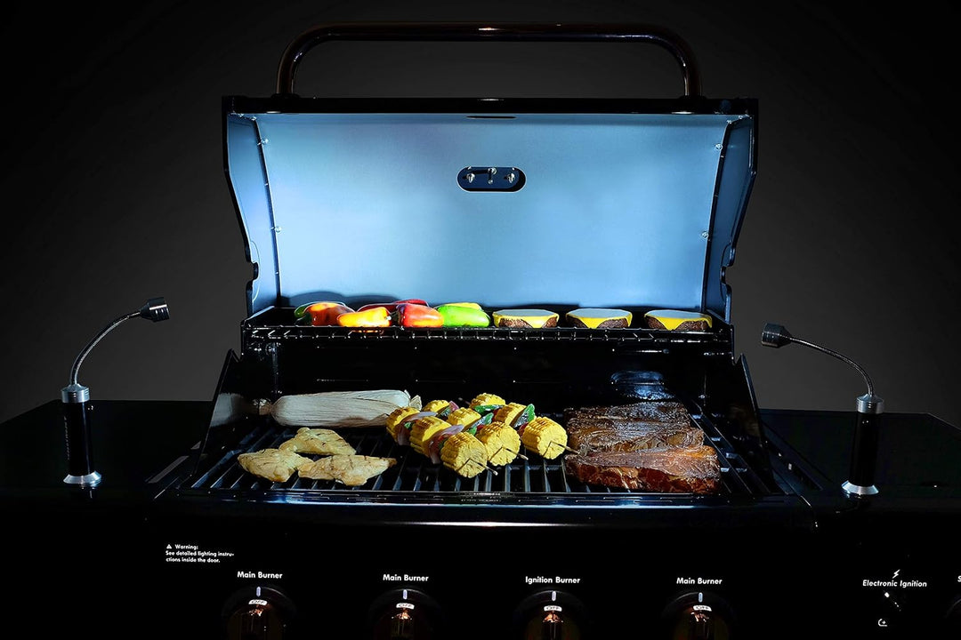 Permasteel Grill Zubehör | Grill Beleuchtung | Grillleuchte mit Magnetfuss | LED Lampe Outdoor | Ver