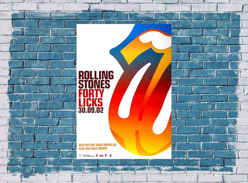 The Rolling Stones - Forty Licks, 2002 » Konzertplakat/Premium Poster | Live Konzert Veranstaltung |