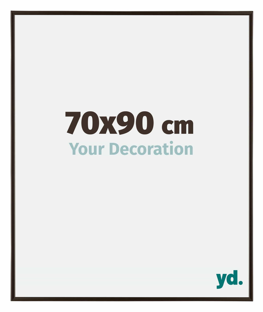 yd. Your Decoration - Bilderrahmen 70x90 cm - Bilderrahmen aus Kunststoff mit Acrylglas - Antireflex