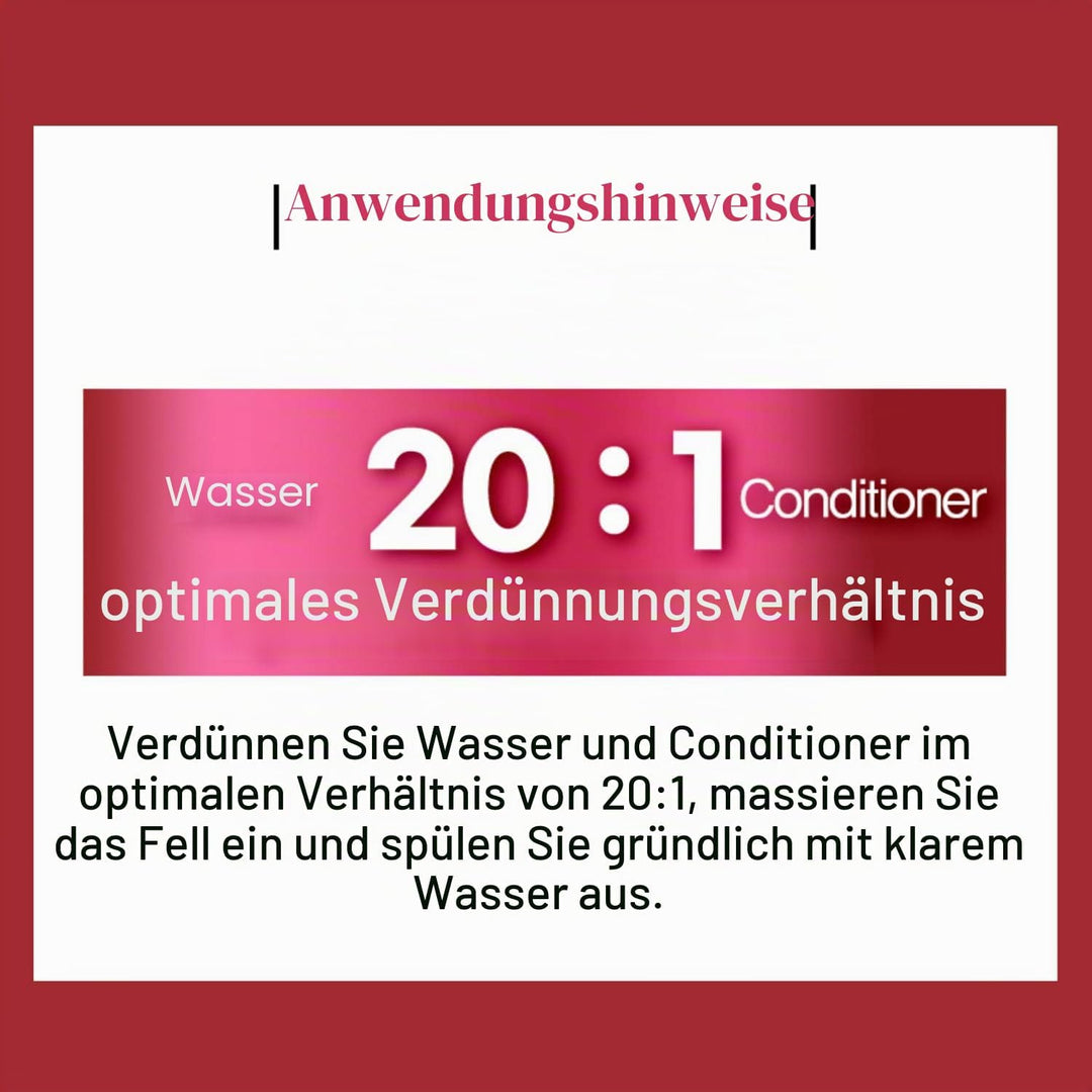 HYPONIC Show Milk Protein Conditioner - Professionelles Show Dog Shampoo für Hochleistung 500 ml