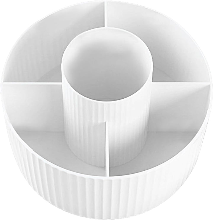 3 Stück Kosmetik Organizer Drehbar, 360 Gard Drehbarer Make Up Organizer mit 5 Fächern, Multifunktio