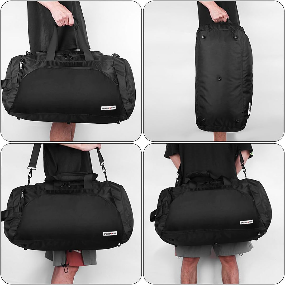 Speedsporting Sporttasche Männer Reisetasche Wasserdicht Fitnesstasche für männer mit Schuhfach Gym