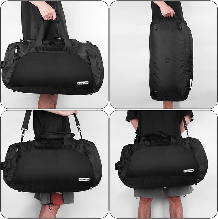 Speedsporting Sporttasche Männer Reisetasche Wasserdicht Fitnesstasche für männer mit Schuhfach Gym