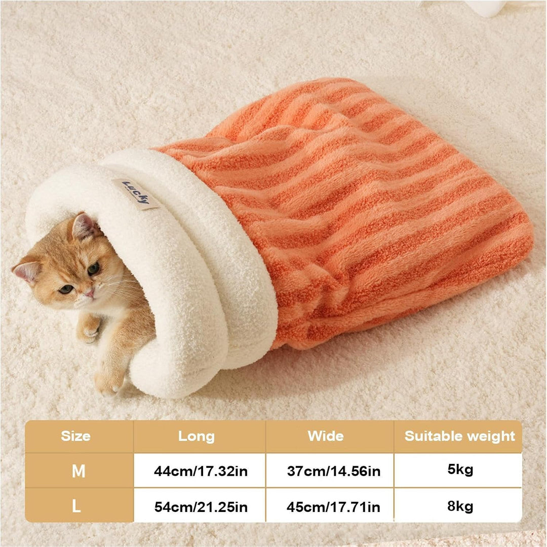 Haustier Schlafsack | Winter Kuschelsack Für Welpen - Waschbarer Katzenschlafsack Für Wohnung Balkon