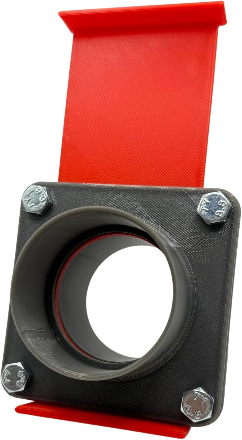 3er Set Blastgate DN 50 mm mit Muffe | Luft-Absperrschieber | Werkstattabsaugung | Späneabsaugung |