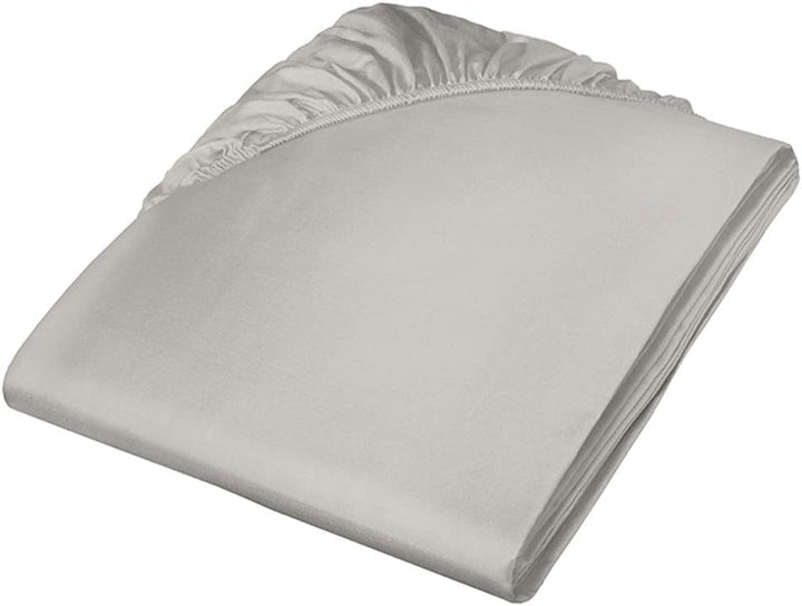 fleuresse Uni-Colours, Spannbettlaken mit Rundumgummi, Mako Satin, 100 Prozent Baumwolle, ideal für