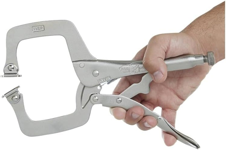 IRWIN VISE-GRIP Original Verriegelungszange mit Drehpads, 27,9 cm (11 Zoll) (20) Normale Schraubzwin