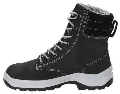 ELTEN Sicherheitsschuhe LILLY black High ESD S3, Damen, Lederschuh, robust, warm, schwarz, Stahlkapp