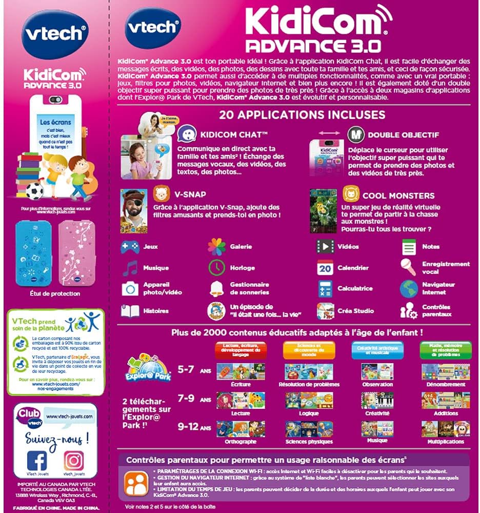 VTech 541155 KidiCom, Rosa