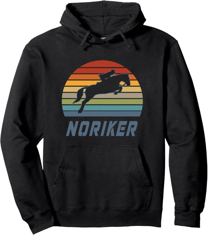 Noriker Pferde Design mit Reiter / Geschenk Pullover Hoodie