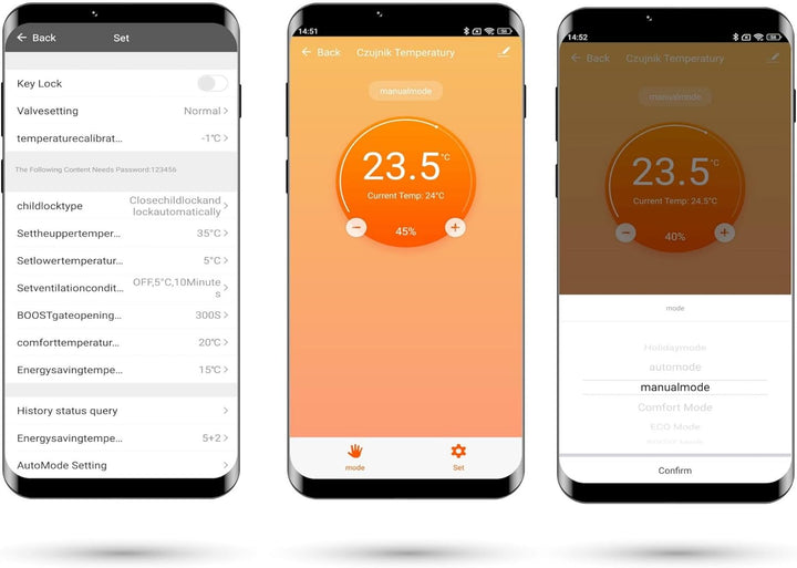 Automat-on Set für Fussbodenheizung mit 7X Smart Heizkörperthermostat und Zigbee Thermostat Fussbode