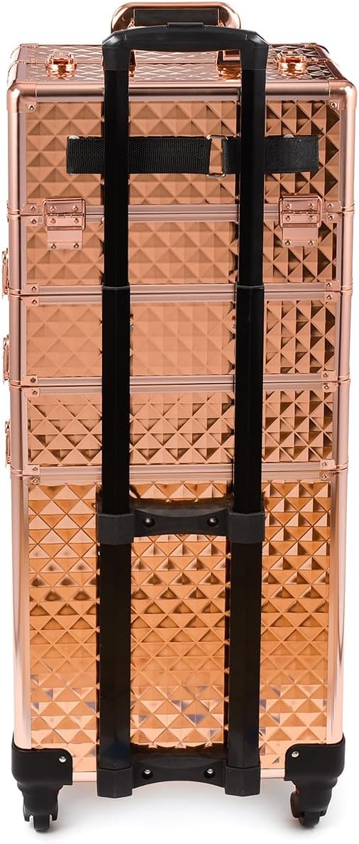SEVICO Kosmetikkoffer Schminkkoffer Beauty Make-up Case Multikoffer professioneller Make-up Rollkoff