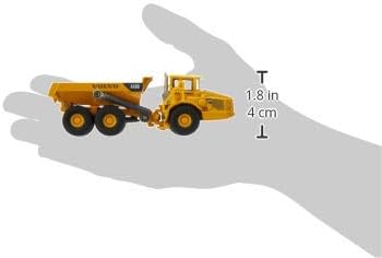 siku 1877, Volvo Dumper, Baustellenfahrzeug, 1:87, Metall/Kunststoff, Kippbare Mulde, Gelb Volvo Dum