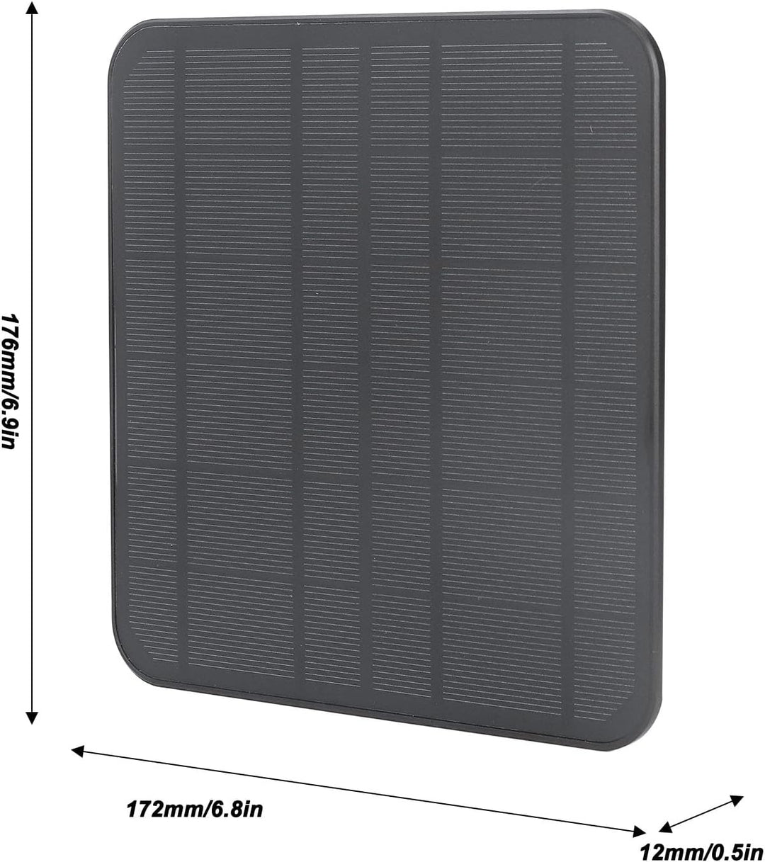 für Ring Solar Panel, 12 W Solar Panel Kamera Ladegerät für Ring für Kamera für Stick Up Cam Akku 2.