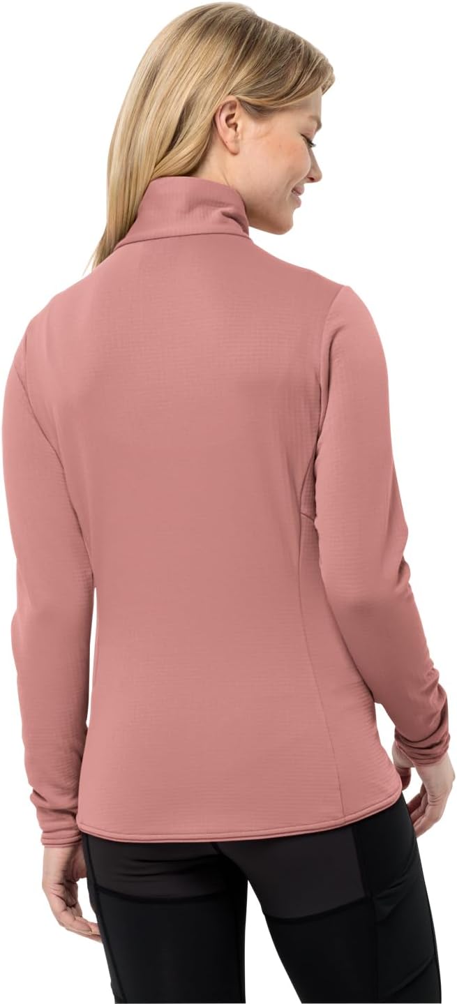 Jack Wolfskin Damen Kolbenberg Fz W Fleece-Jacke L Blush Powder, L Blush Powder