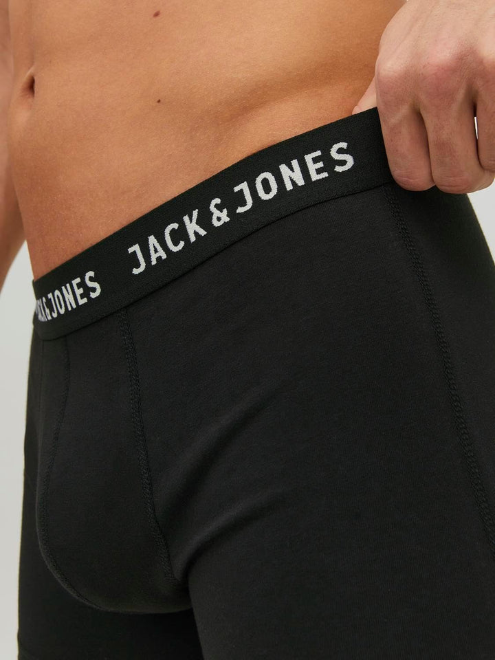Jack Jones Boxershorts 4er Pack Mix Trunks Boxer Short Unterhose M Mix/Black 4pack, M Mix/Black 4pac