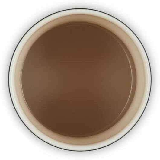 Le Creuset Steinzeug Mittelgrosse Vorratsdose mit Holz-Deckel, Steinzeug, 540 ml, 10 cm, Schwarz glä