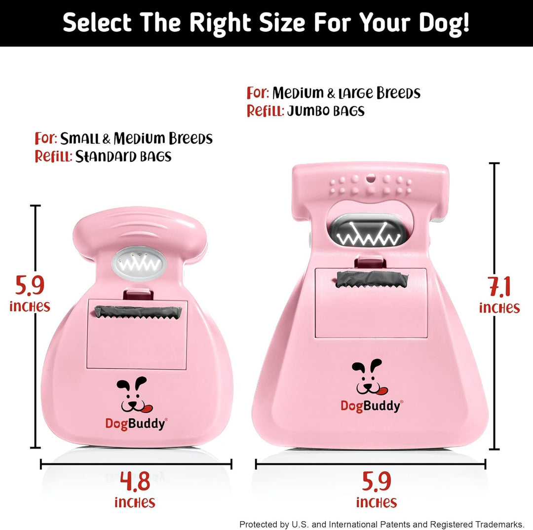DogBuddy Pooper Scooper, tragbarer Hundekot-Scooper, Sanitär-Hundekot-Abfallreiniger, robuster Hunde
