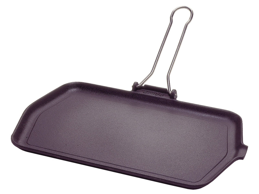 Ilsa rechteckige Grillpfanne Marinella aus rostfreiem Gusseisen 36 x 23 cm