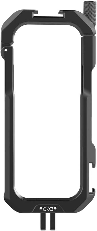 ULANZI 3197 Vlog Rig/Käfig für Insta360 X3 zum Schutz und Hinzufügen von Zubehör aus Aluminiumlegier