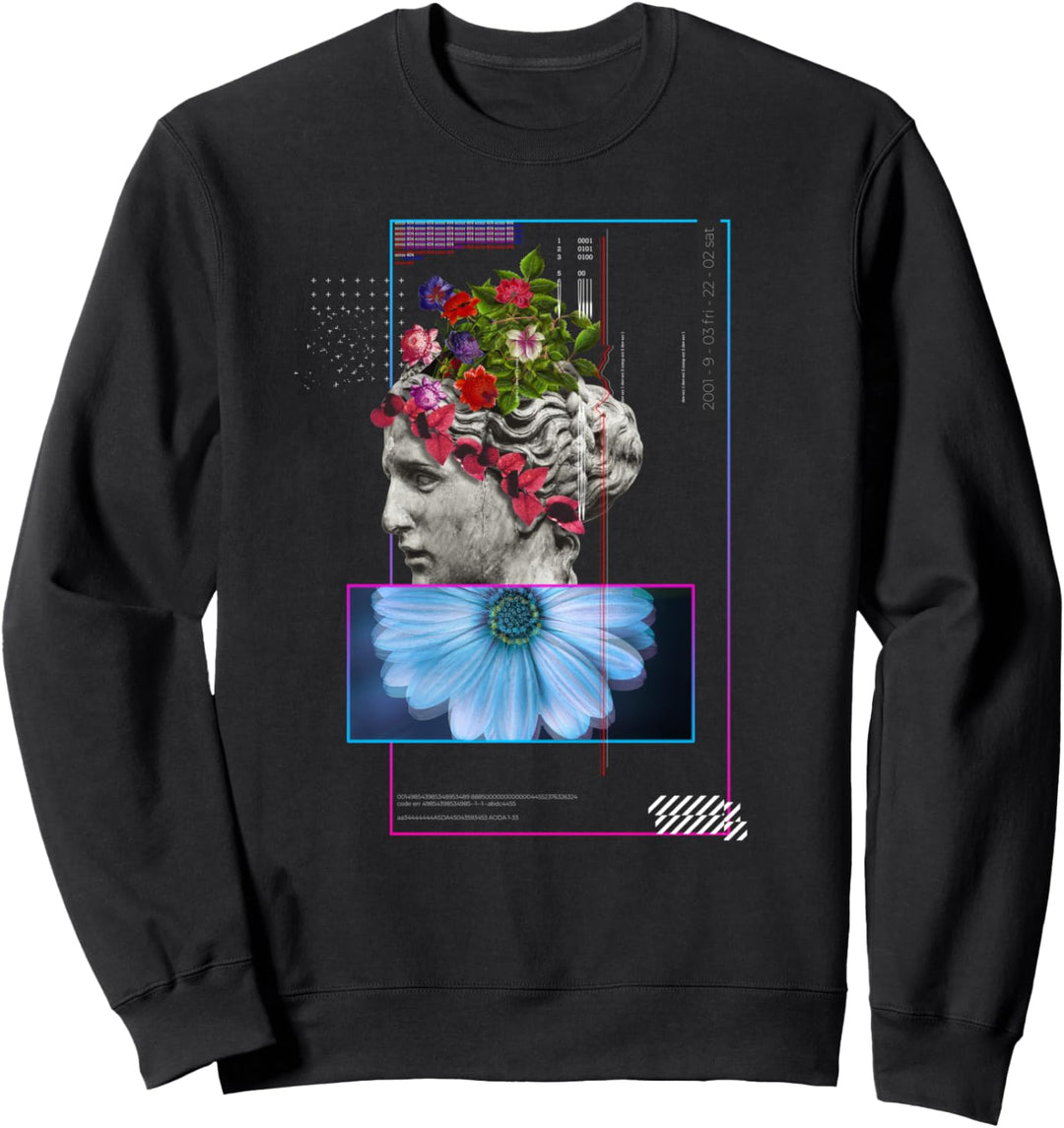 grunge clothes seoul - psychedelic art - aesthetic vaporwave Sweatshirt