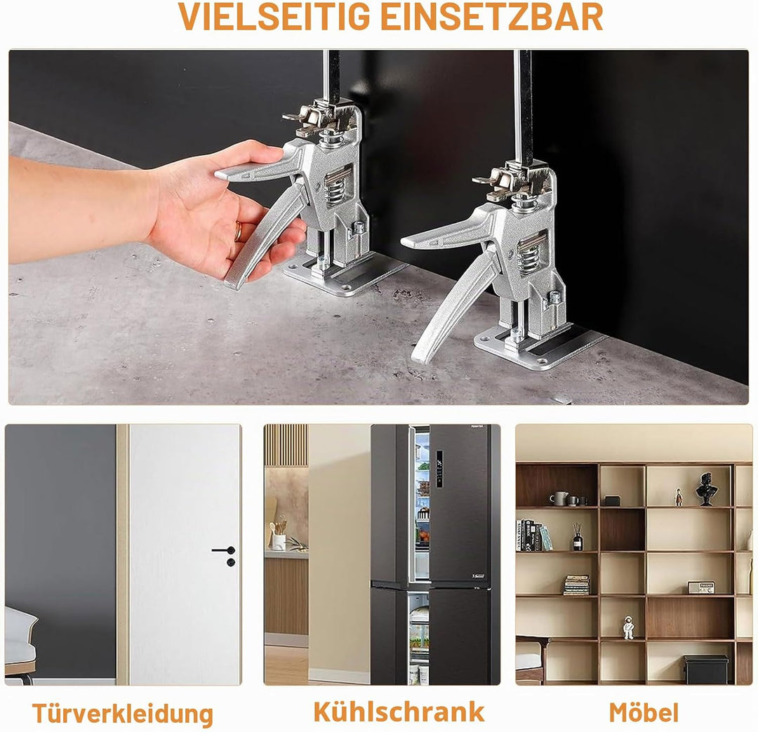 DBREAKS Arbeitssparender Arm 29CM, 2Pcs Arm Handwerkzeug Heber Bis zu 260 kg, Möbelheber mit Skala,