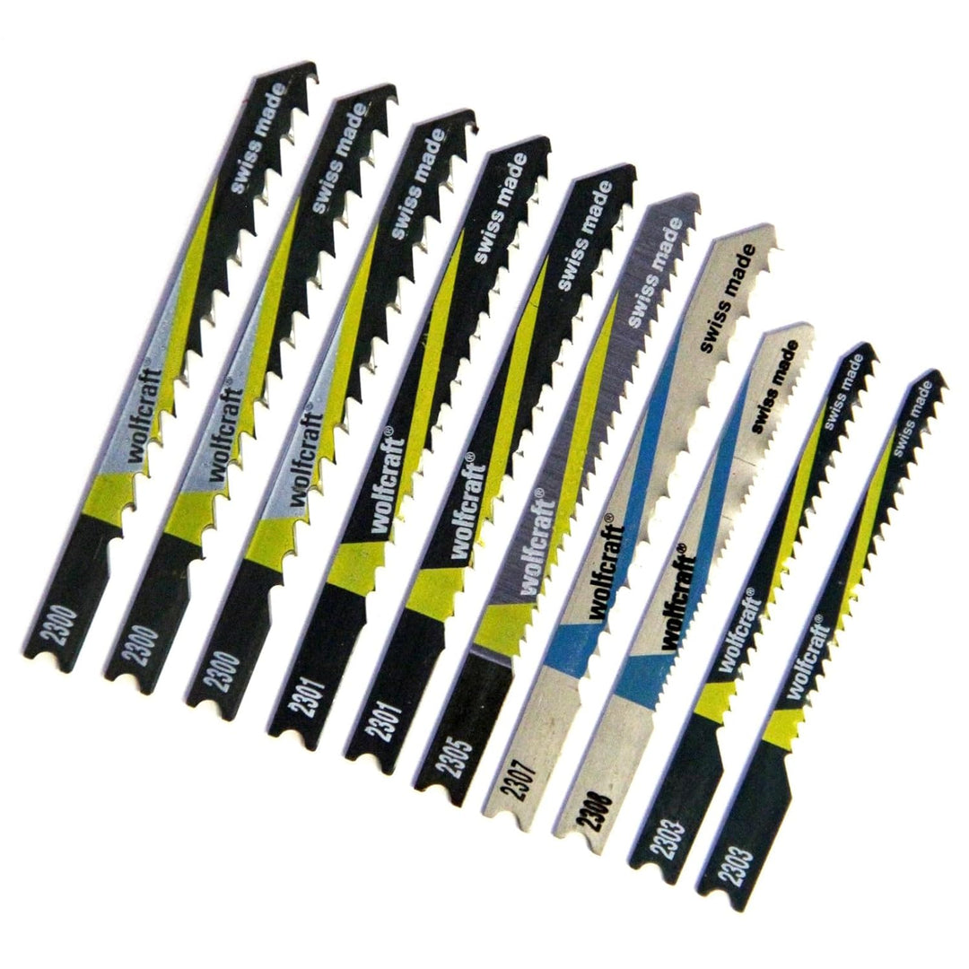 Stichsägeblätter Set 20-teilig, Swiss Made, für Holz (HCS) & Metall (HSS), U-Schaft-Aufnahme, kompat