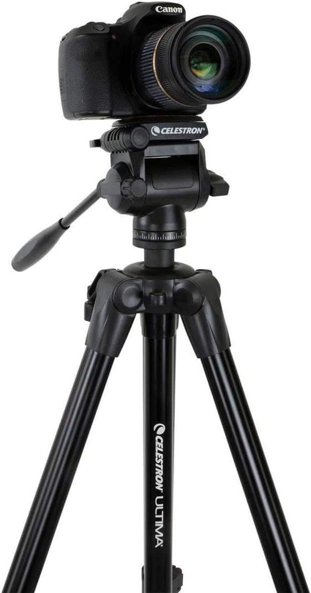 Celestron 93612 Ultima Panorama-Neigekopf-Stativ für EIN Spektiv, Fernglas oder Ihre Kamera. Tripod,
