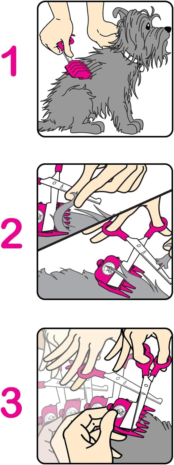 Scaredy Cut® leise Haarschneidemaschine für Haustiere, Fellpflegeset für Hunde oder Katzen 16pc Righ