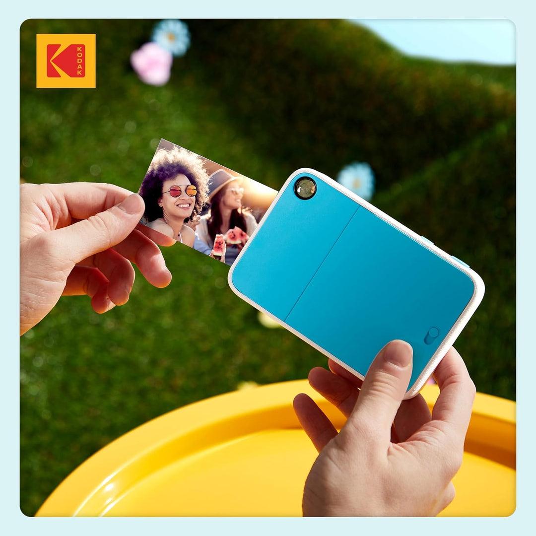Kodak Printomatic+ Sofortbild-Digitalkamera, Zink-Fotopapier 2x3 (5,1x7,5 cm) 10 MP, RGB-LED, Set: T