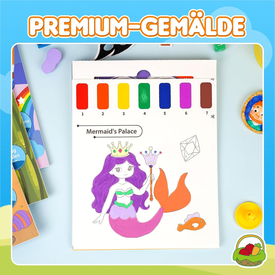 YPLUS Malen mit Wasserbüchern für Kleinkinder, Aquarell-Malpapier für Kinder, Kunsthandwerk Geschenk