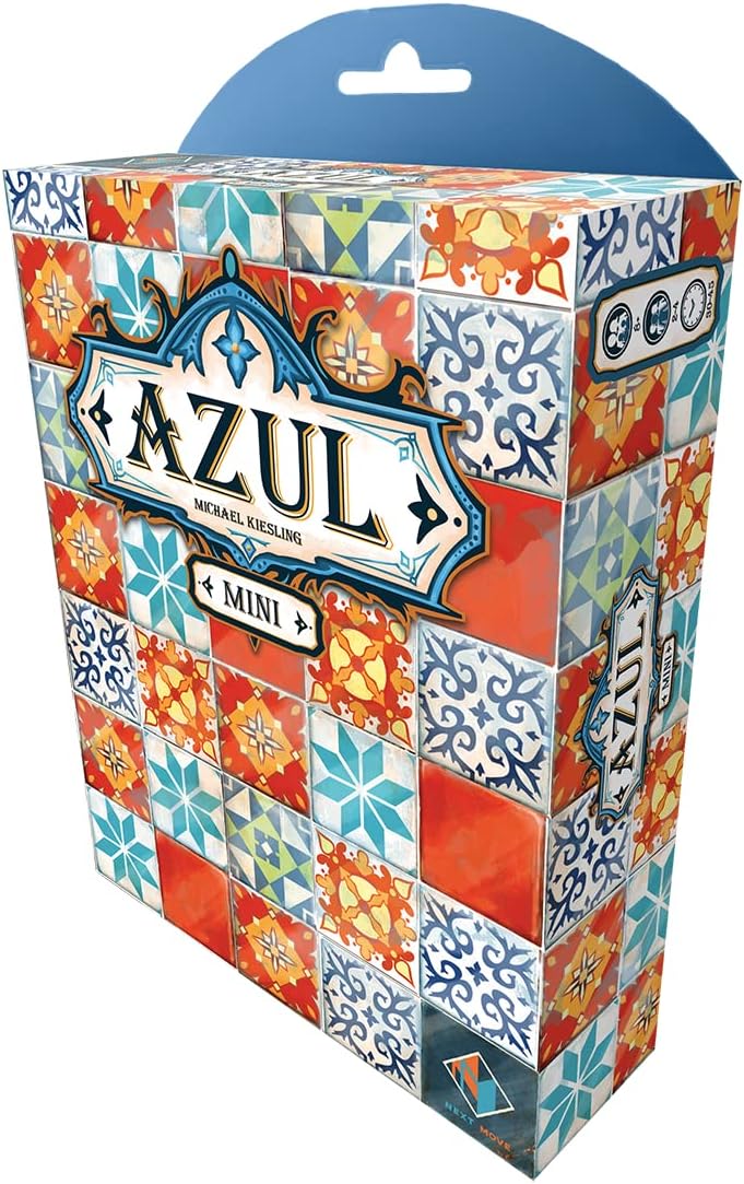 Next Move Games, Azul Mini, Familienspiel, Brettspiel, 2-4 Spieler, Ab 8+ Jahren, 30-45 Minuten, Deu