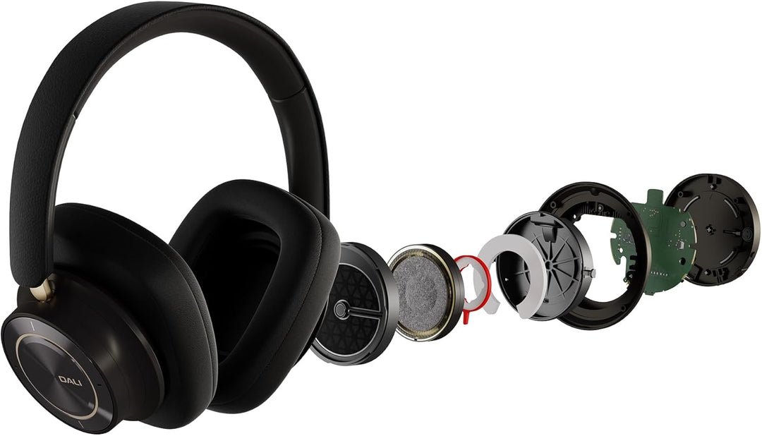 DALI IO-12 – Over-Ear Hi-Fi-Kopfhörer mit SMC-Treiber, ANC & Dual Sound Modes – Kabellos mit 35h Akk
