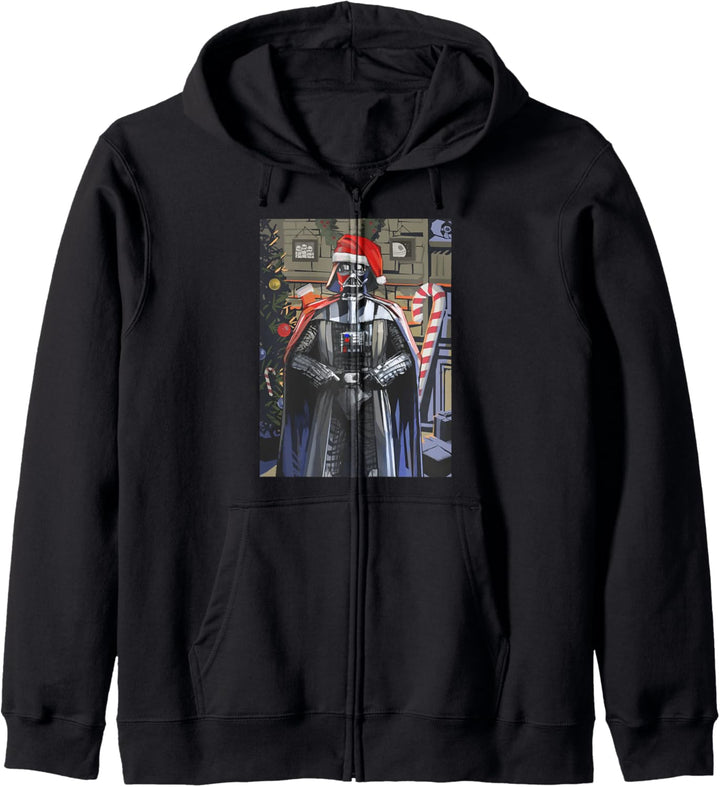 Star Wars Christmas Darth Vader Seasons Greetings Poster Kapuzenjacke