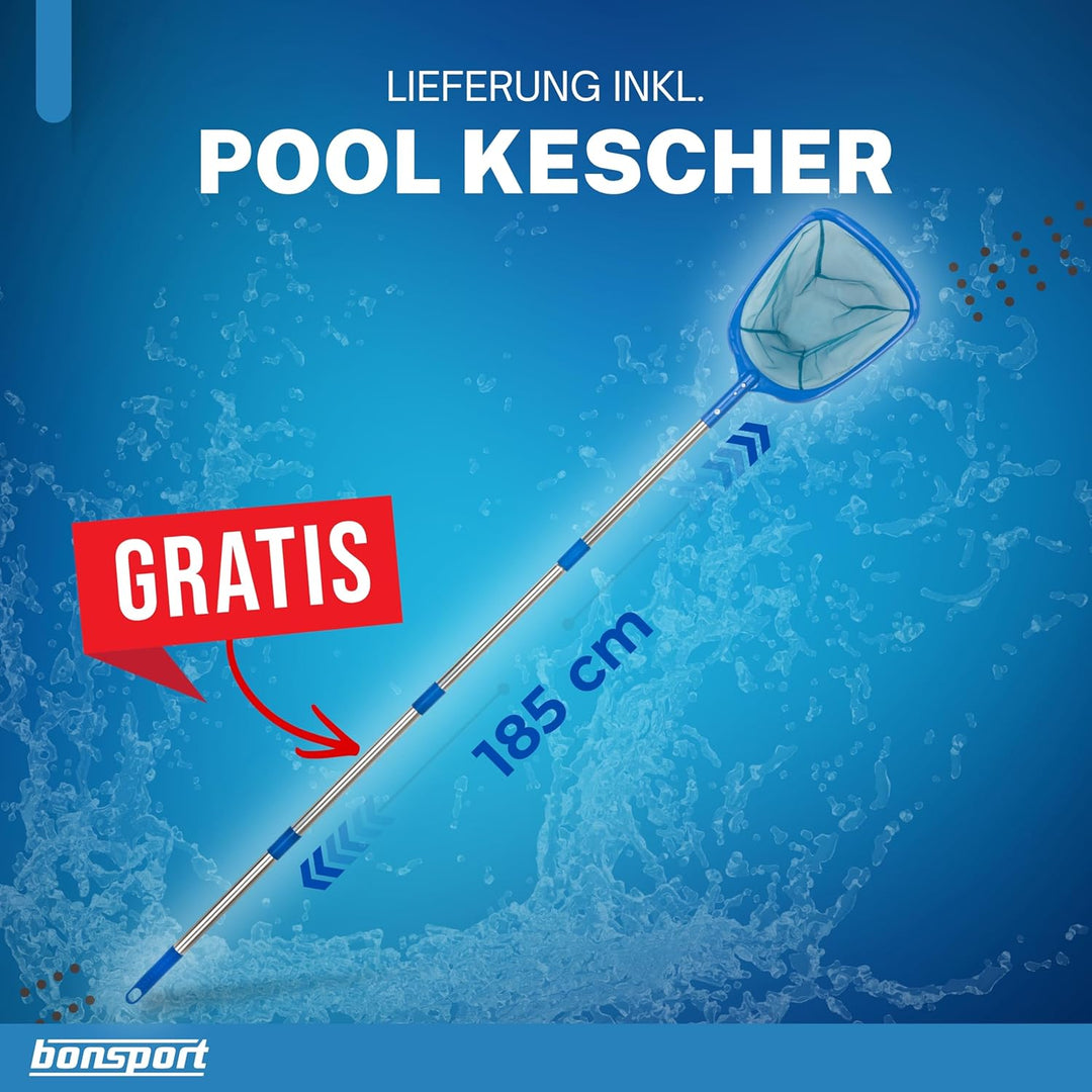 bonsport Pool Unterlegmatte Poolmatte 60 Stück - Bodenschutz Matte für den Pool/Planschbecken - Bode