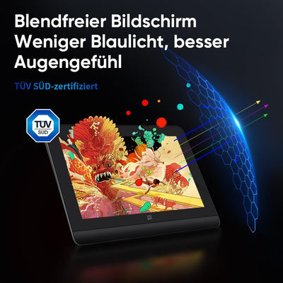 XP-PEN Artist Pro 14 2 Gen. Grafikdisplay, 14 Zoll Grafiktablett, volllaminiertes Pen Display 16K ba