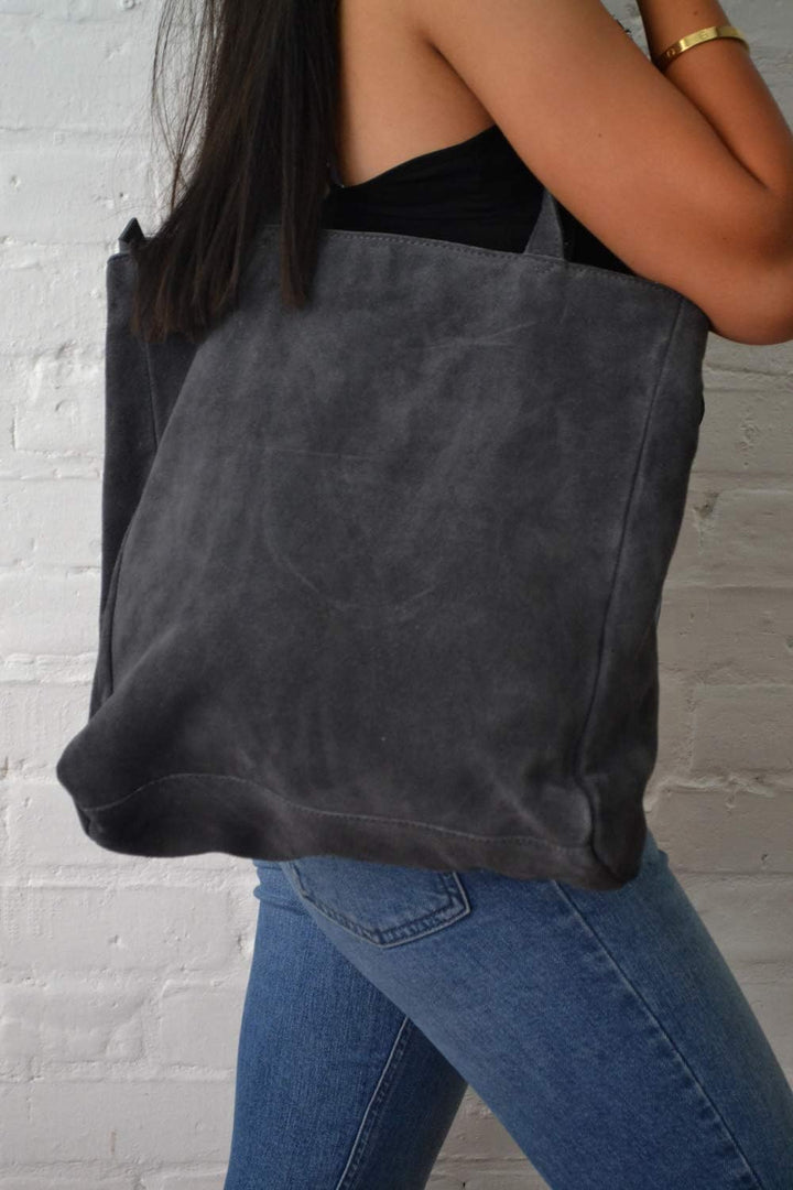 The Handbag Edit Tote Shoulder Bag Tote Grau (Grey), Grau (Grey)