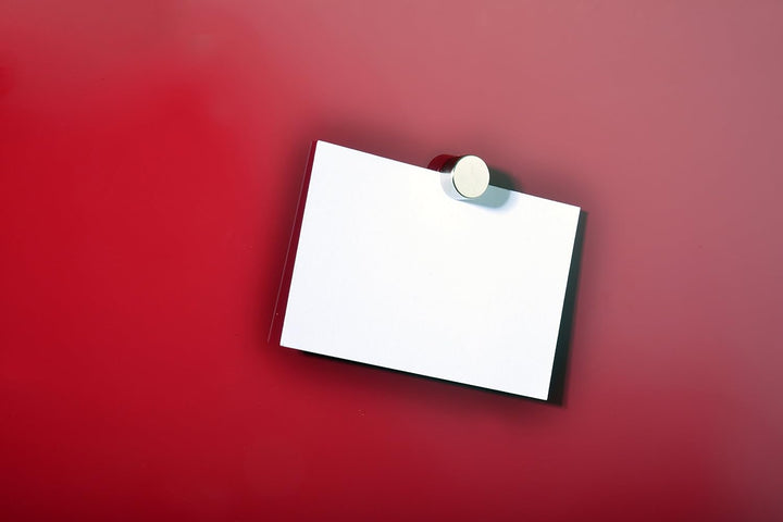 Legamaster 7-104743 Glasboard Colour, Glas-Magnettafel, 80 x 60 cm, rot 80 x 60 cm Rot, 80 x 60 cm R