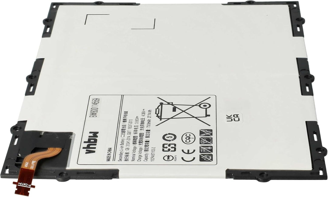 vhbw Akku kompatibel mit Samsung Galaxy Tab SM-P585M, SM-P585N, SM-P585N0, SM-P585Y, SM-T580 Tablet